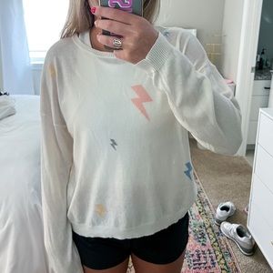 Le Lis Lightning Bolt Sweater